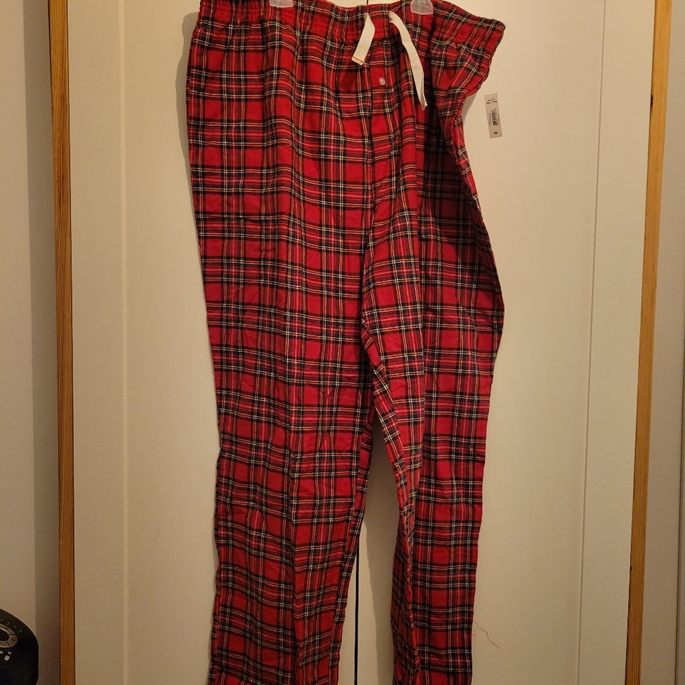 Plaid pj pants
